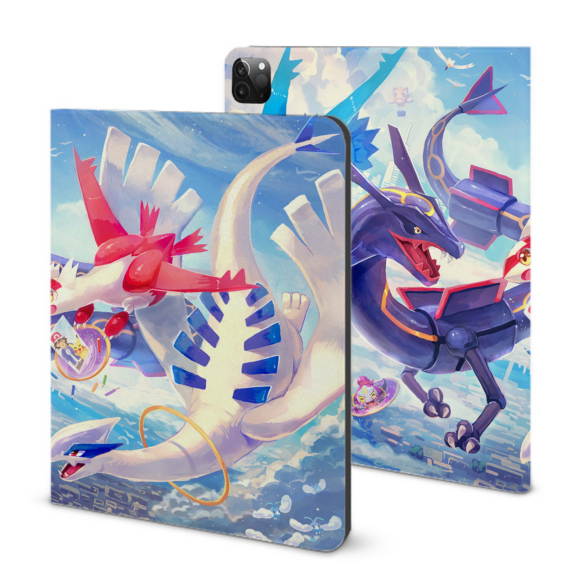（画像用） ポケットモンスター Pokémon IPadケース ペンホルダー付き ブックスタイルデザイン